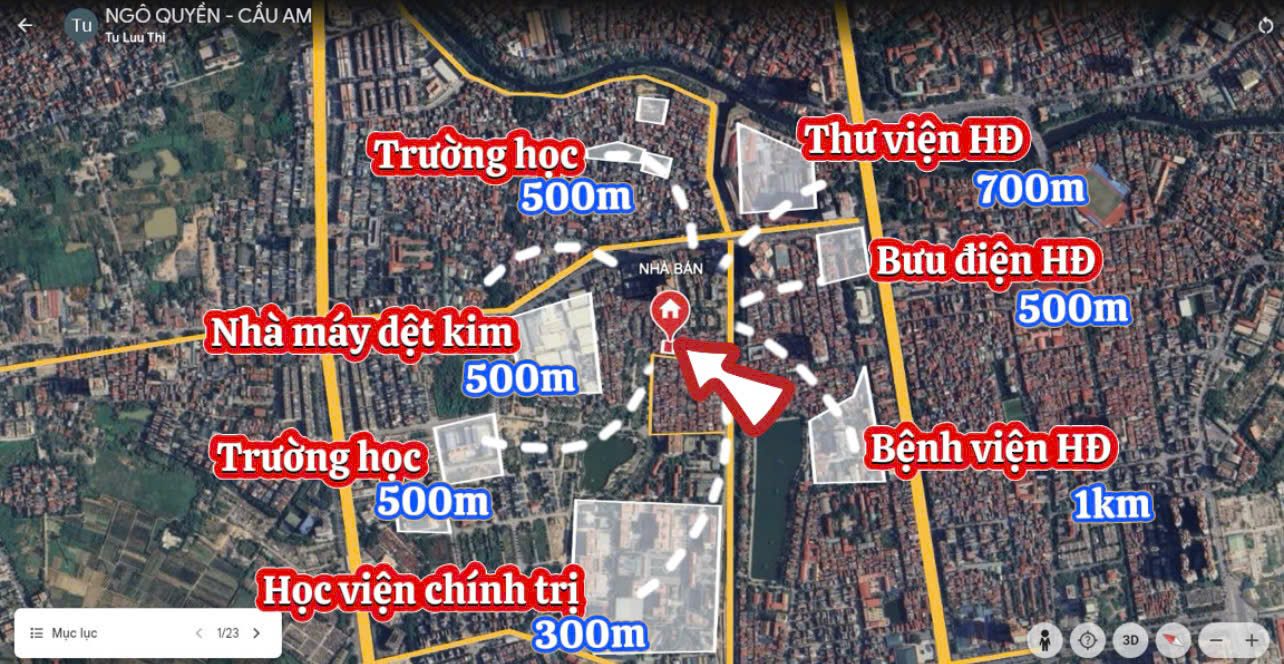 bán nhà ngô quyền hà đông