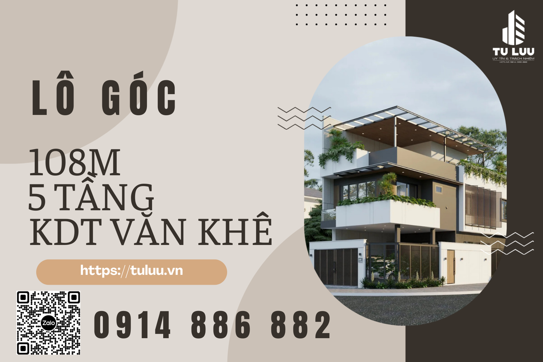 White and Black Modern Real Estate Magnet